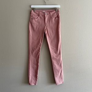 Old Navy Mid-Rise Rockstar Skinny Dusty Blush Pink Size 2